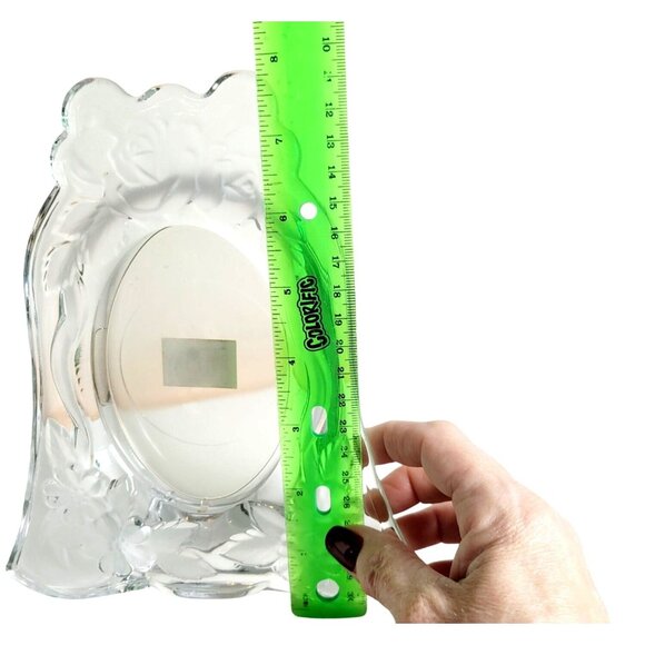 Studio Nova Japan Crystal Bell Frame 3X5 Loves Bouquet Frosted Flowers - Picture 7 of 11